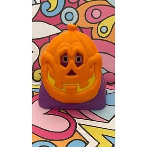 Vintage McDonald’s 1998 Halloween Pumpkin Grimace candy Dispenser